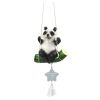 Cute Forest Animal Wind Chimes Panda Swing Resin Bells Room Hanging Decoration