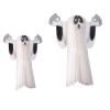 2 Pieces Halloween Hanging Ghost Flying Ghost Ornament for Tree Window Patio Lawn Garden Party Decor