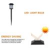 8pcs White LED Solar Lantern Torch Light Garden Landscape Lighting