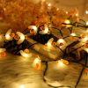 Solar String Bee Lights 30 Honeybees LED Fairy Solar Lights 8 Lighting Modes IP65 Waterproof Decorative Lamps