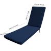 Outdoor Lounge Chair Cushion Replacement Patio Funiture Seat Cushion Chaise Lounge Cushion, NAVY BLUE