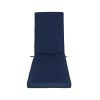 Outdoor Lounge Chair Cushion Replacement Patio Funiture Seat Cushion Chaise Lounge Cushion(NAVY BLUE Color)