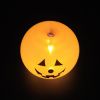 5Pcs Led Light up Balloon Latex Pumpkin Balloons Halloween Party Decorations for Home Halloween Pumpkin Decor Outdoor indoor