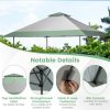 13 x 13 Feet Pop-Up Patio Canopy Tent with Shelter and Wheeled Bag