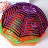 5pcs Halloween Decorations Spider Web Fruit Bowls