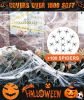 Halloween Spider Web Decoration, 1500 sqft with 100 Fake Spiders