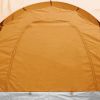 Camping Tent 6 Persons Gray and Orange