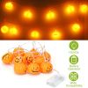 Halloween String Lights 59IN Total Length Pumpkin LED Lamps