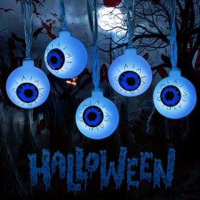 1pc, LED Halloween Eyeball String Lights, Battery Operated Halloween Decoration Lights Halloween Lights Indoor/Outdoor (quantity: 10FEET 20LED)