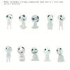 10pcs Glow-in-the-Dark Fairy Garden Accessories - Miniature Alien Elves, Ghost Kit for Micro Landscape Decoration