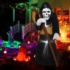 8 Feet Halloween Inflatable Demons and Ghosts with  LED Light