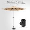 Patio Heavy-Duty Outdoor Stand Bronze Umbrella Base