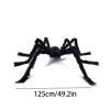 Halloween Giant Black Plush Spider Decoration Props, Outdoor Halloween Party Decor