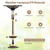 Birdbath with Bird Feeder and Flower Planter for Outdoor Decor