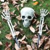 Realistic Skeleton Stakes Halloween Decorations for Garden