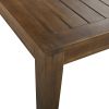 [Not allowed to sell to Wayfair] Acacia Wood Outdoor Dining Table And Chairs Suitable For Patio; Balcony Or Backyard