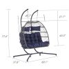 Outdoor Rattan Furniture Hanging Chair Egg Chair