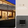 15 Feet Double-Sided Patio Umbrella with 48 LED Lights