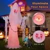 8 Feet Halloween Inflatable Demons and Ghosts with  LED Light