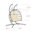 Outdoor Rattan Furniture Hanging Chair Egg Chair