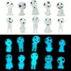 10pcs Glow-in-the-Dark Fairy Garden Accessories - Miniature Alien Elves, Ghost Kit for Micro Landscape Decoration